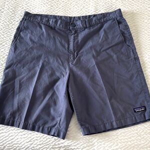 Men’s Patagonia Blue Flat Front Cotton Twill Shorts